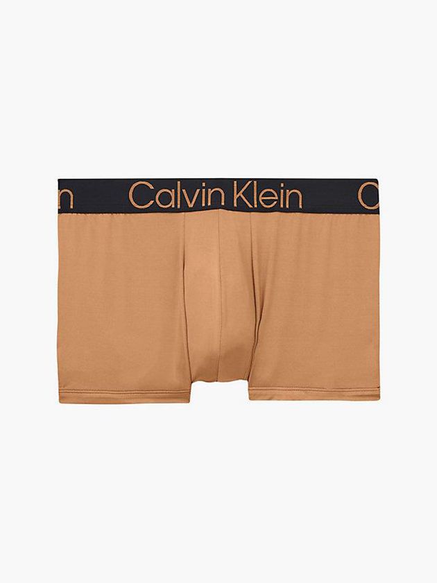 Calvin Klein USA Low Rise Mens Trunks Brown 1267504-GM